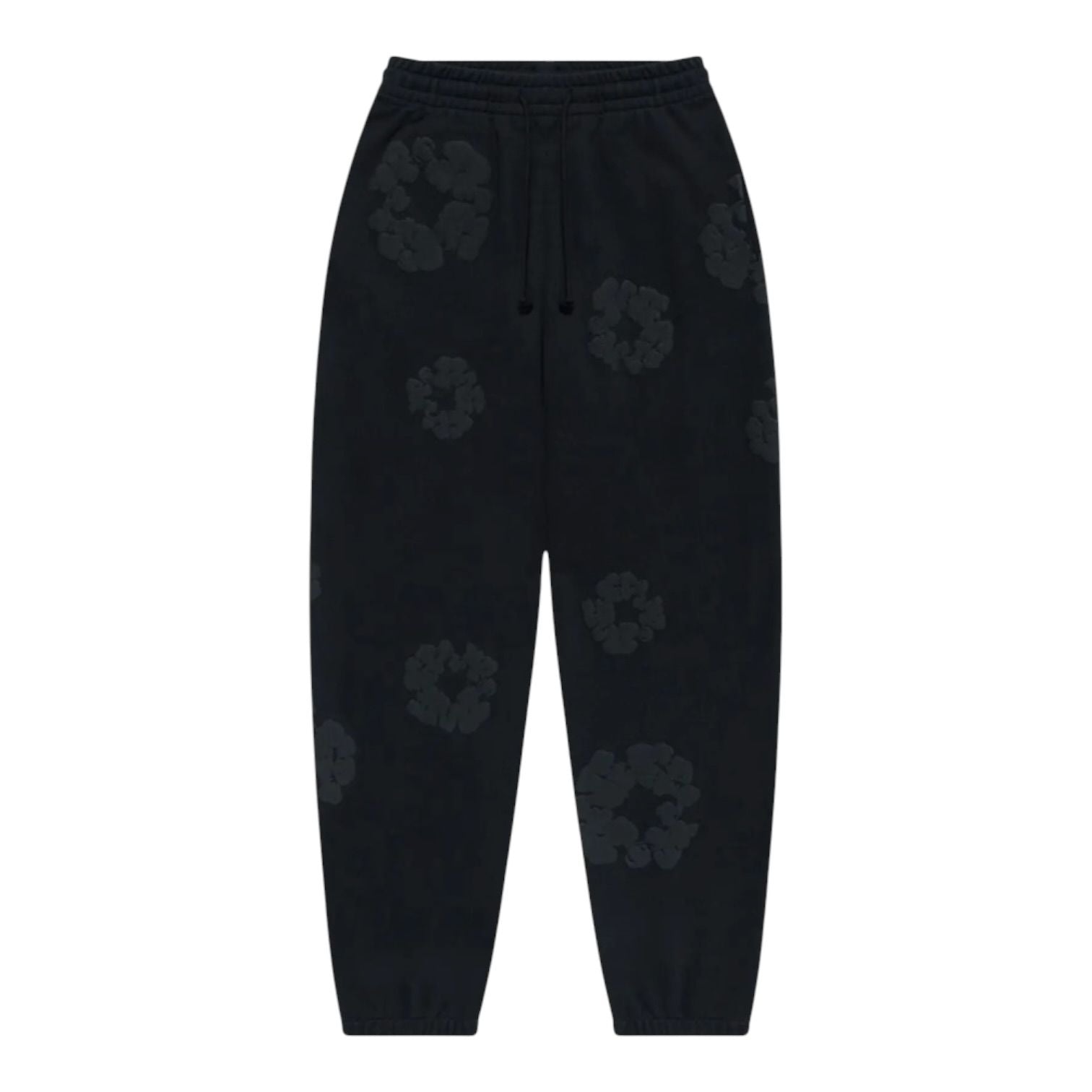 Denim Tears Cotton Wreath Sweatpants Black Monochrome