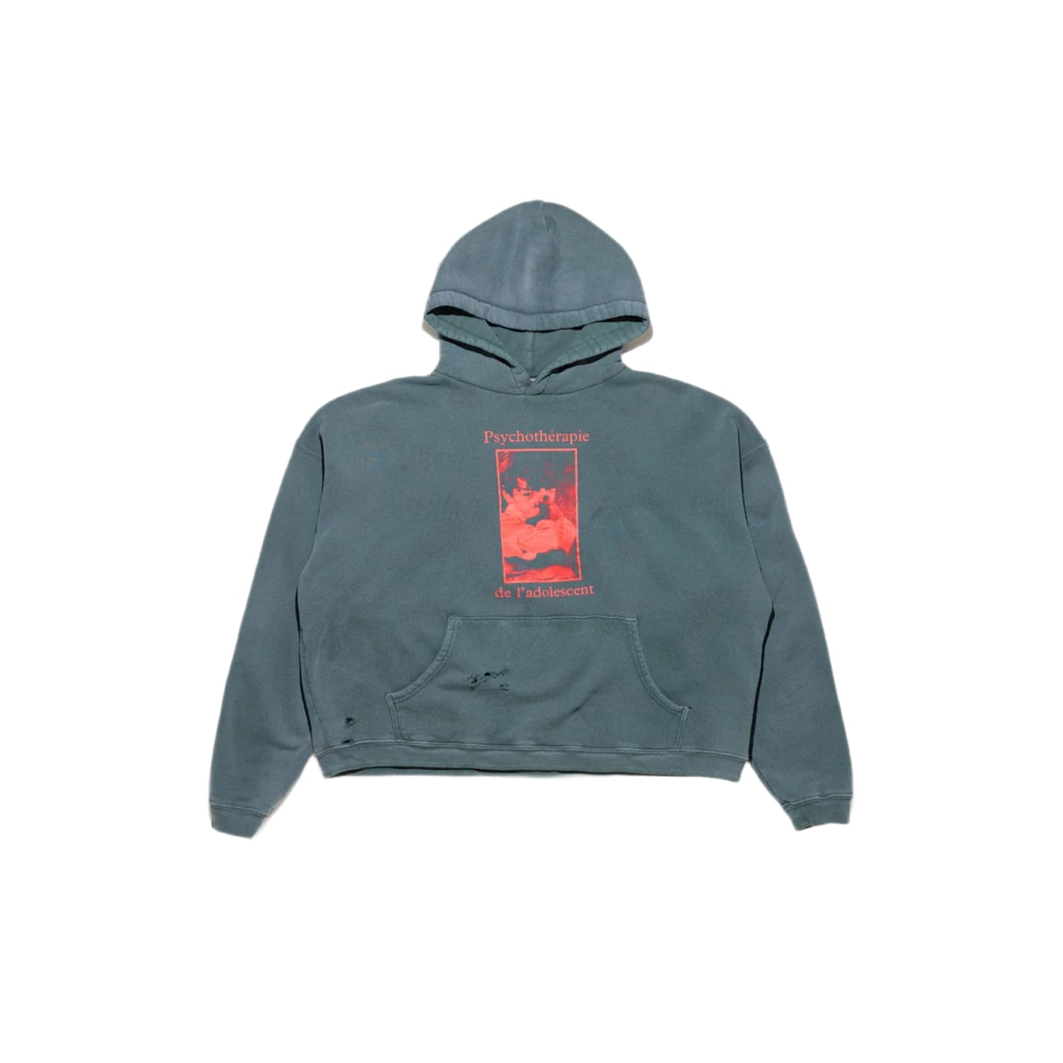 Enfants Riches Déprimés Psychotherapie De L'adolescent Hoodie Antique Green