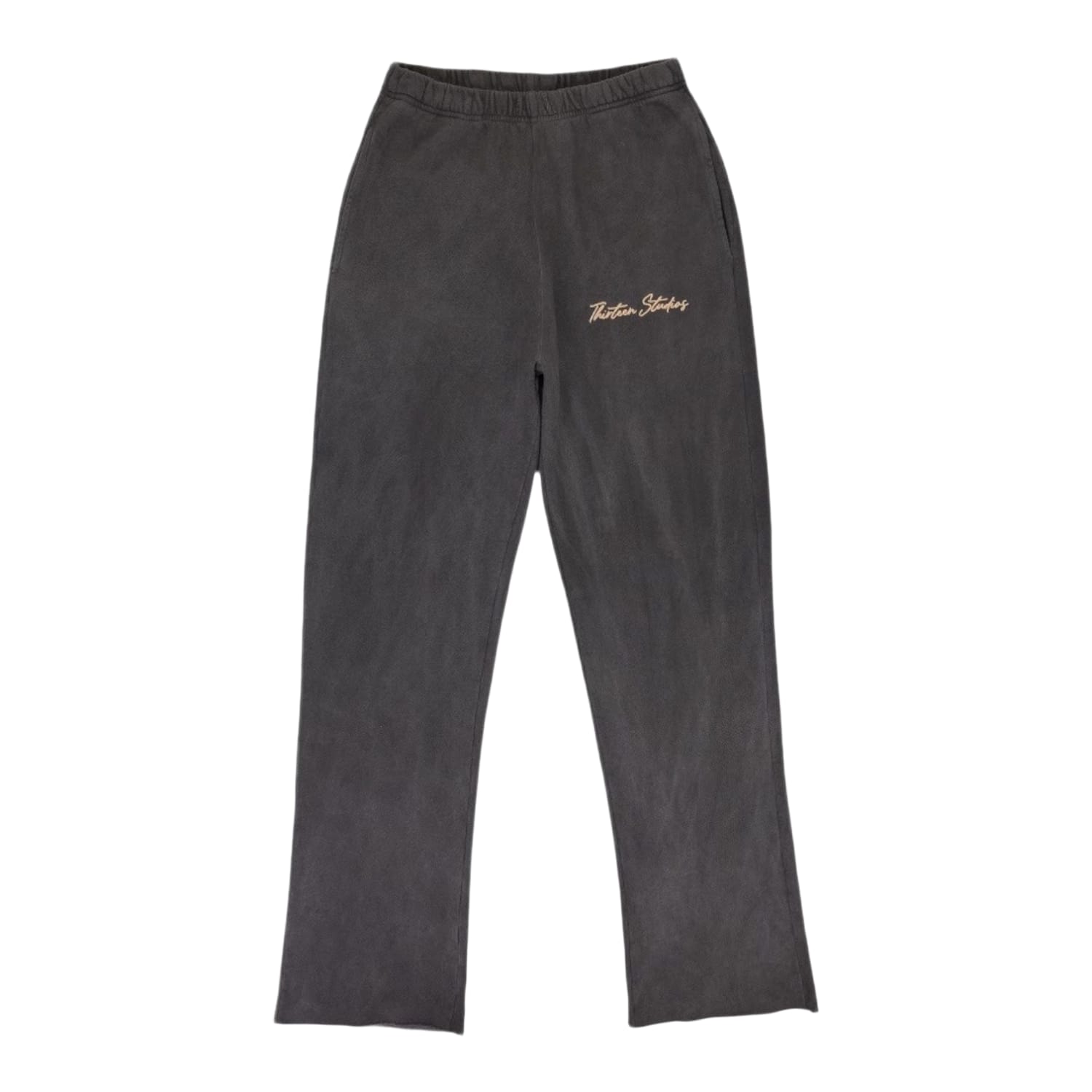 Thirteen Studios Faded Oil Black Sweatpants