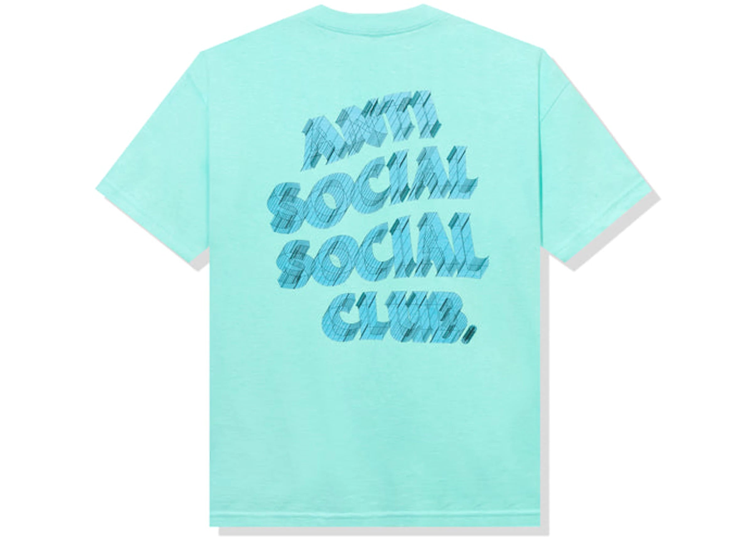 Anti Social Social Club Partly Cloudy Tee 'Blue' | Men's Size XL