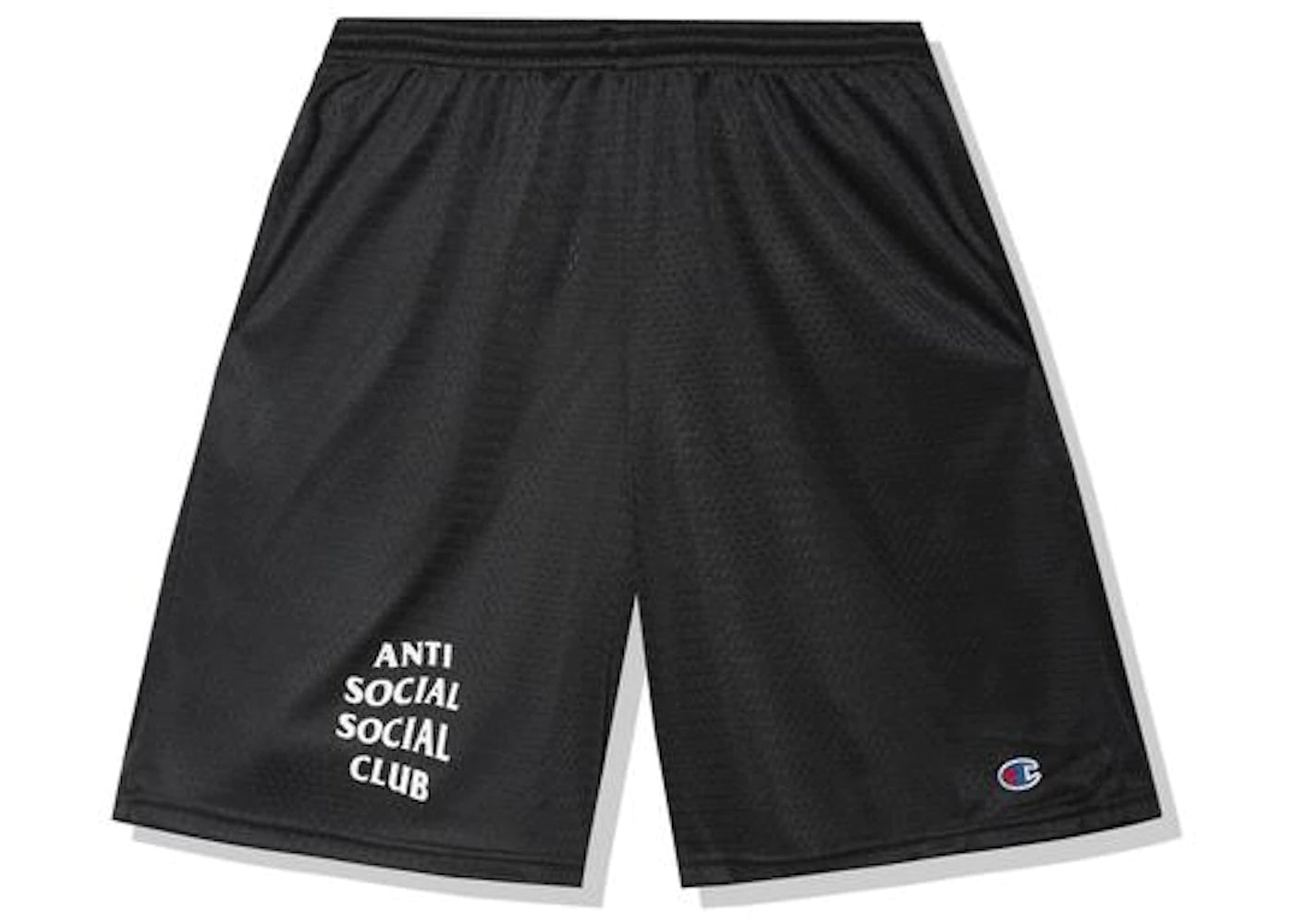 Anti Social Social Club ASSC Mesh Shorts Black White