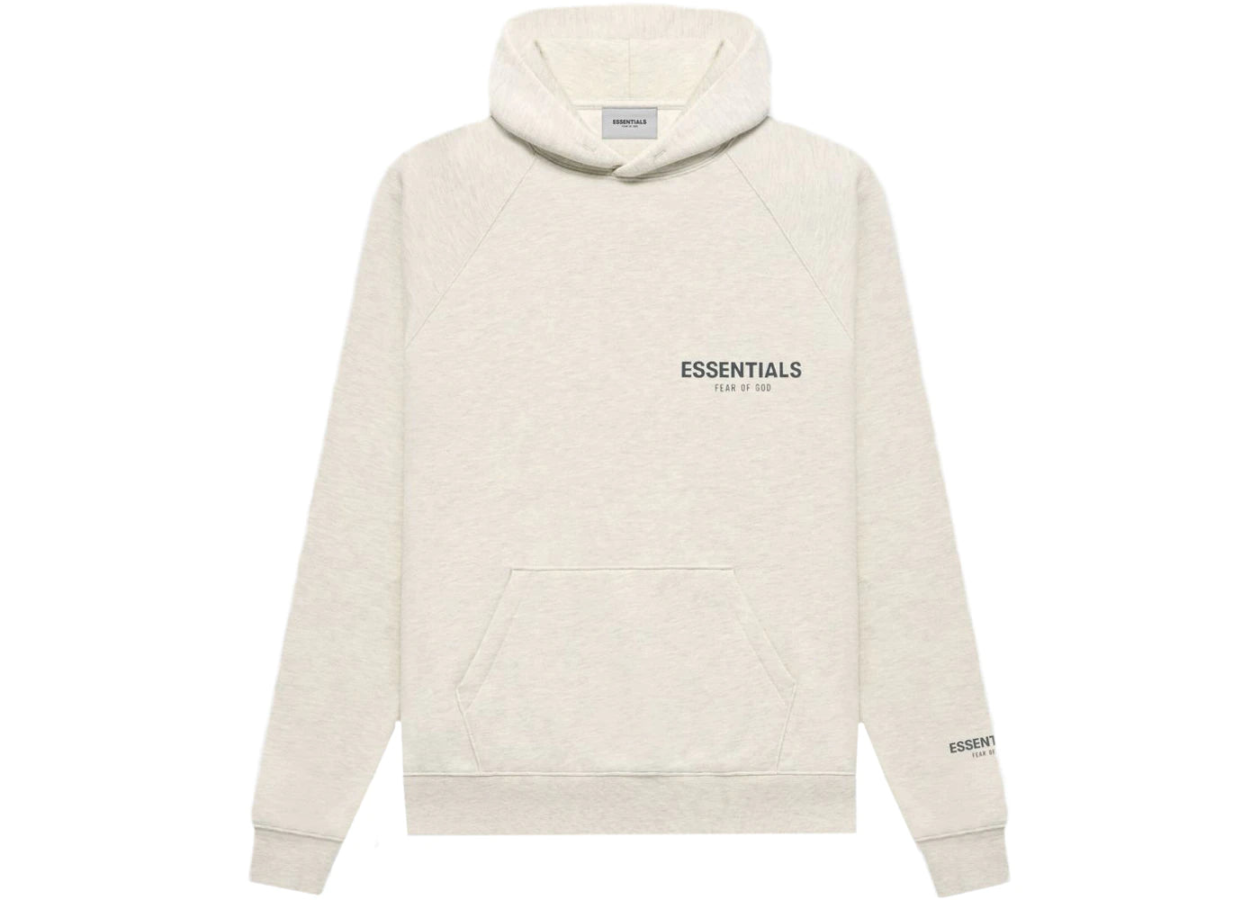 Fear of God Essentials Core Collection Hoodie Light Heather Oatmeal