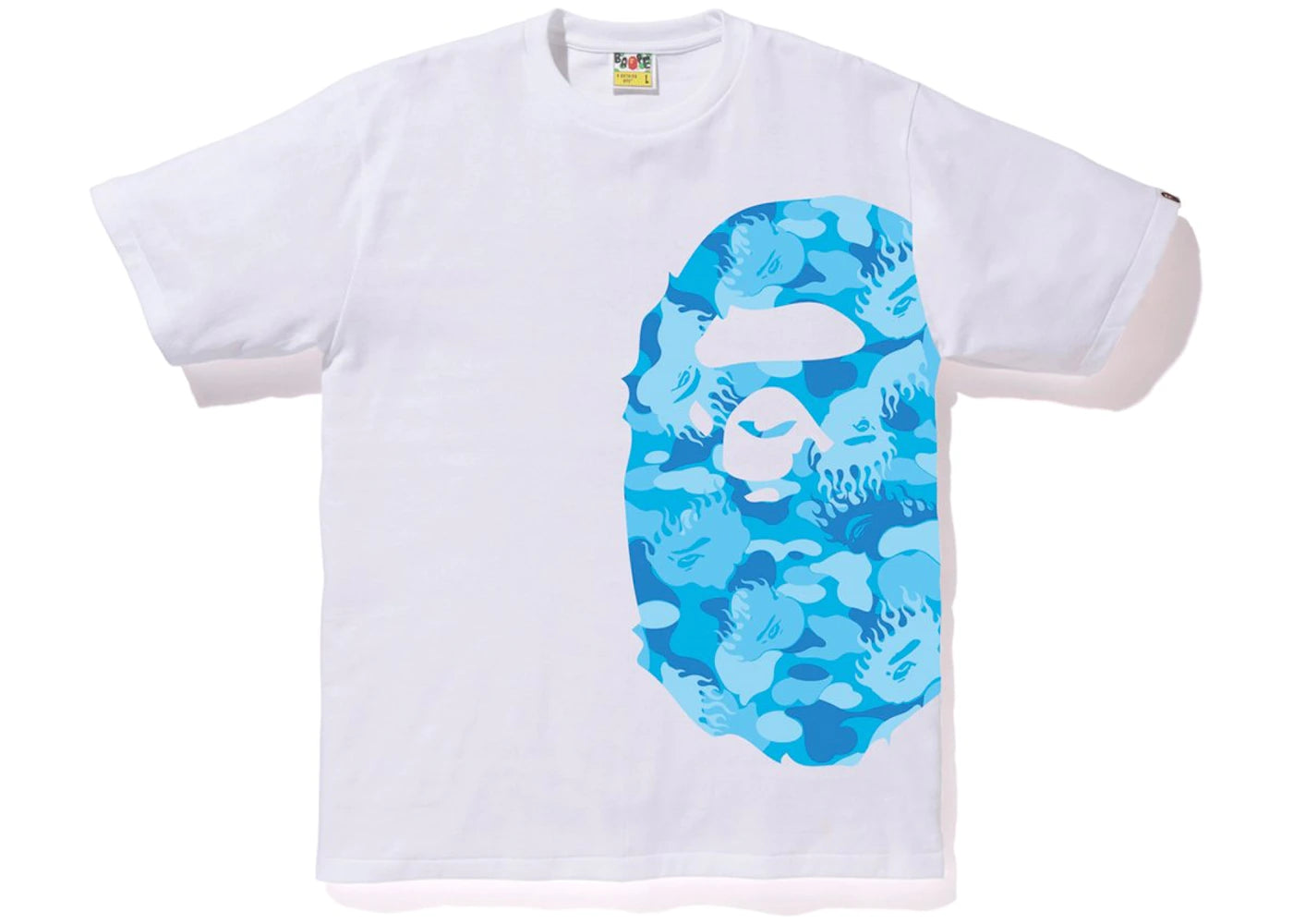 BAPE Fire Camo T-shirt White/Blue