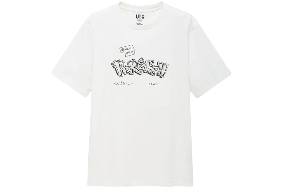 Daniel Arsham x Pokemon Crystal Logo T-Shirt White