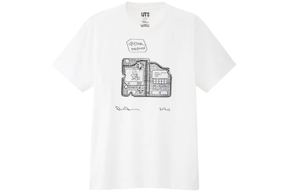 Daniel Arsham x Pokemon x Uniqlo Crystal Pokedex T-Shirt White