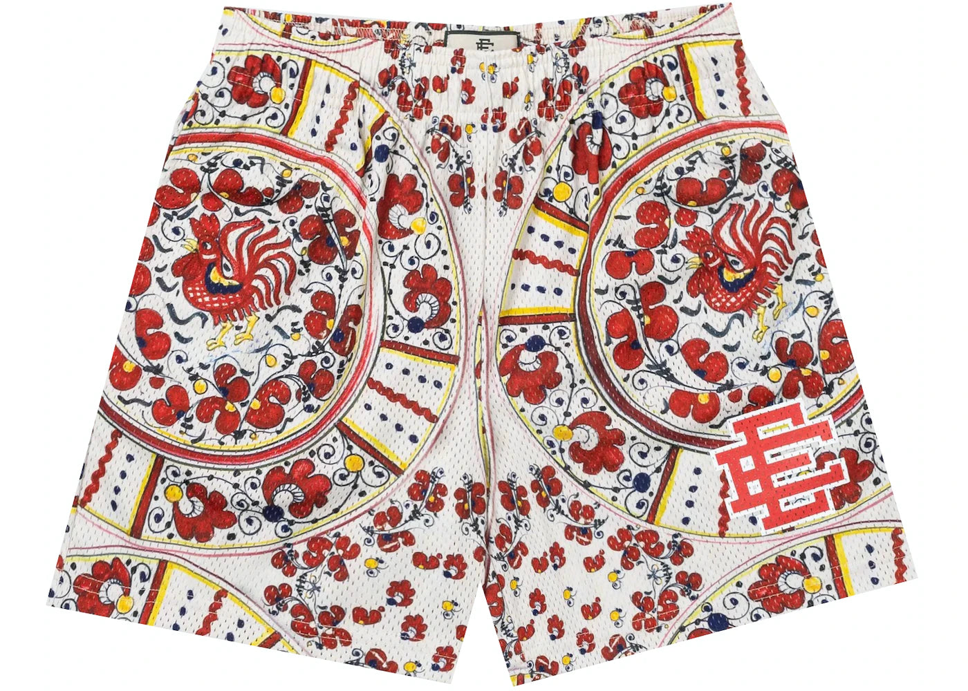 Eric Emanuel EE Shorts Rooster White