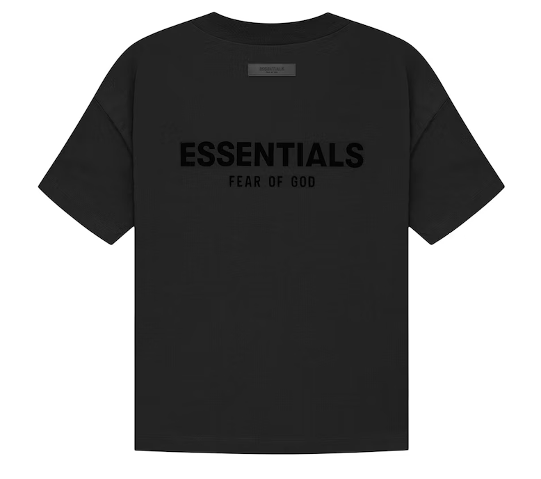 Fear of God Essentials T-Shirt Stretch Limo Black SS22