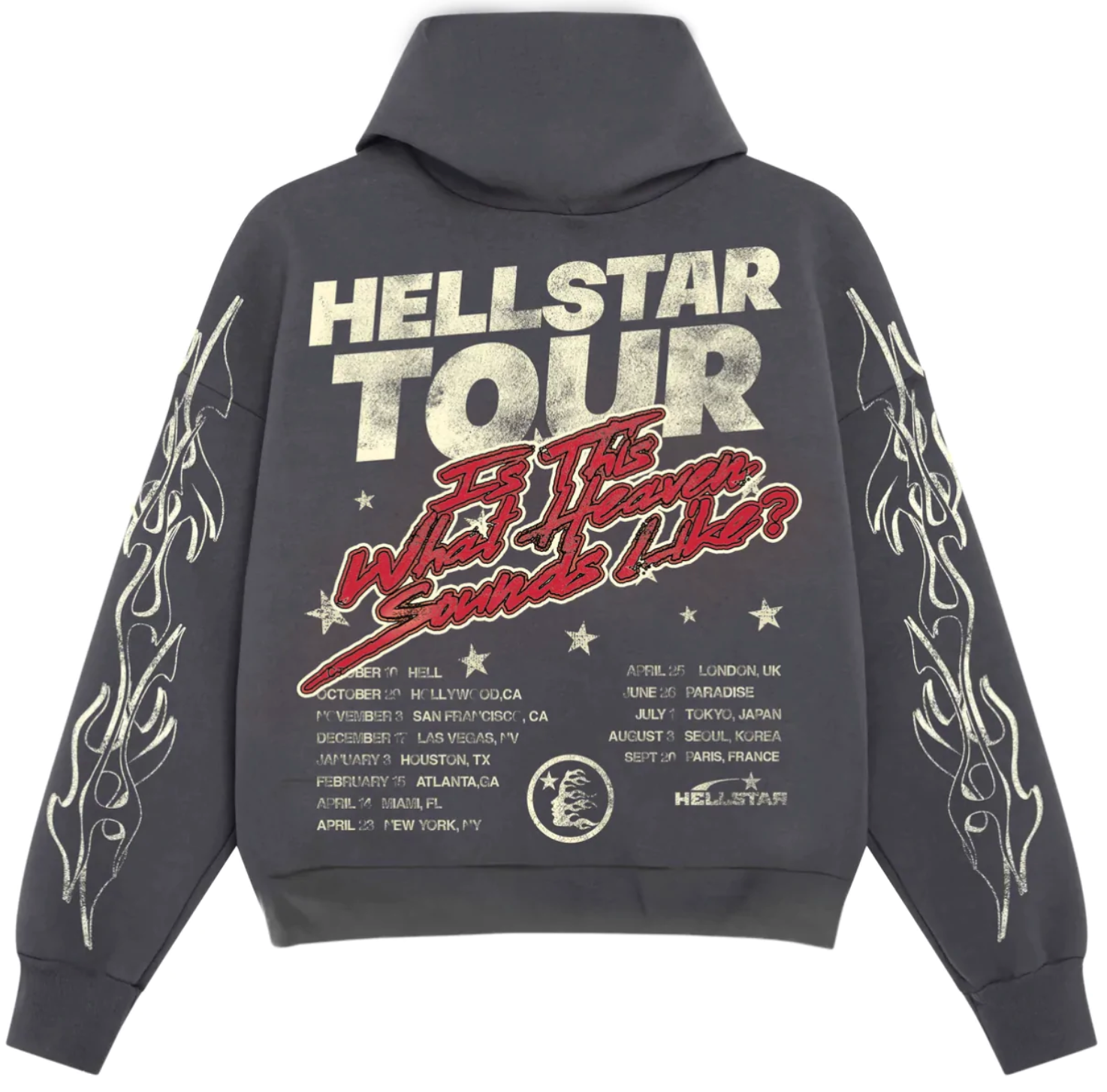 Hellstar Studios Vintage Black Tour Hoodie