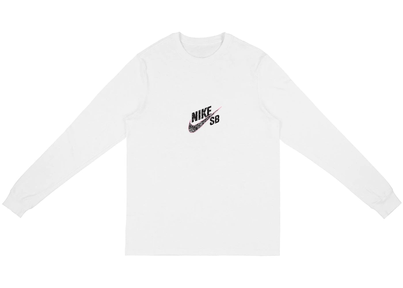 Travis Scott Cactus Jack x Nike SB Longsleeve T-Shirt White
