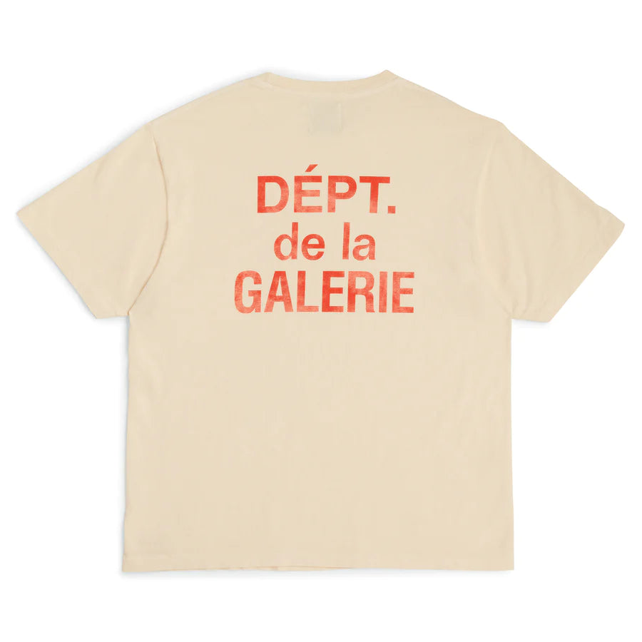 Gallery Dept. French T-Shirt Cream/Orange
