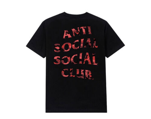 Anti Social Social Club ASSC Wildlife T-Shirt Black Red Camo